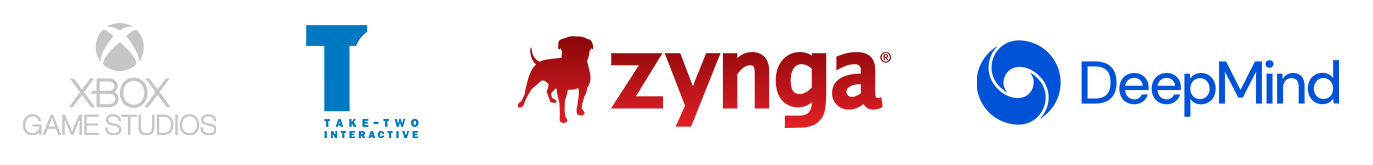 Xbox Game Studios, Take-Two Interactive, Zynga, and Google DeepMind
