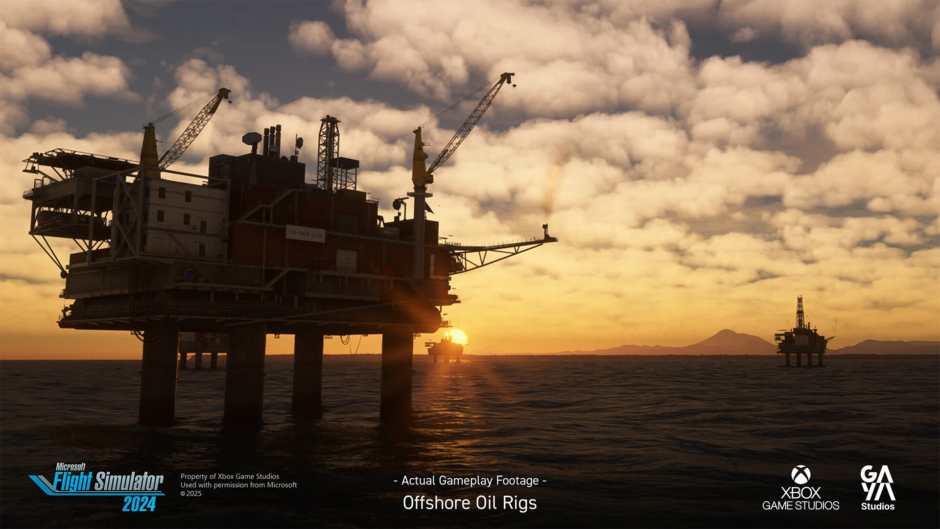 Believable worlds in a detailed offshore oil rig environment
